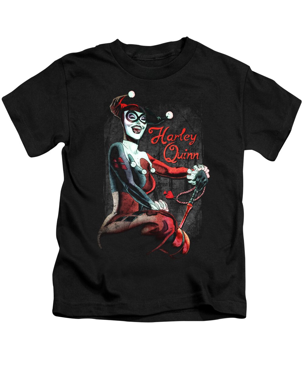  Kids T-Shirt featuring the digital art Batman - Laugh It Up by Brand A