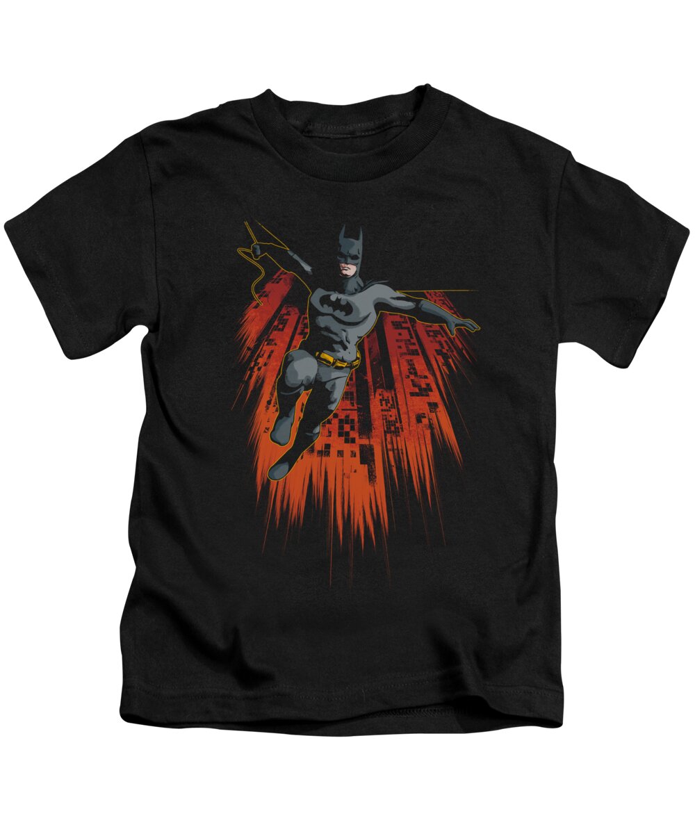 Batman Kids T-Shirt featuring the digital art Batman - Majestic by Brand A
