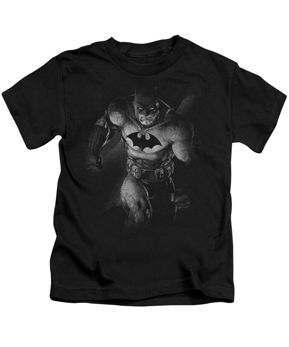 Batman Kids T-Shirt featuring the digital art Batman - Materialized by Brand A