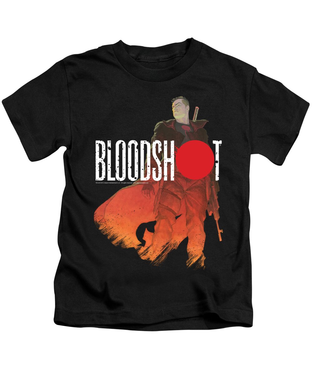  Kids T-Shirt featuring the digital art Bloodshot - Taking Aim by Brand A