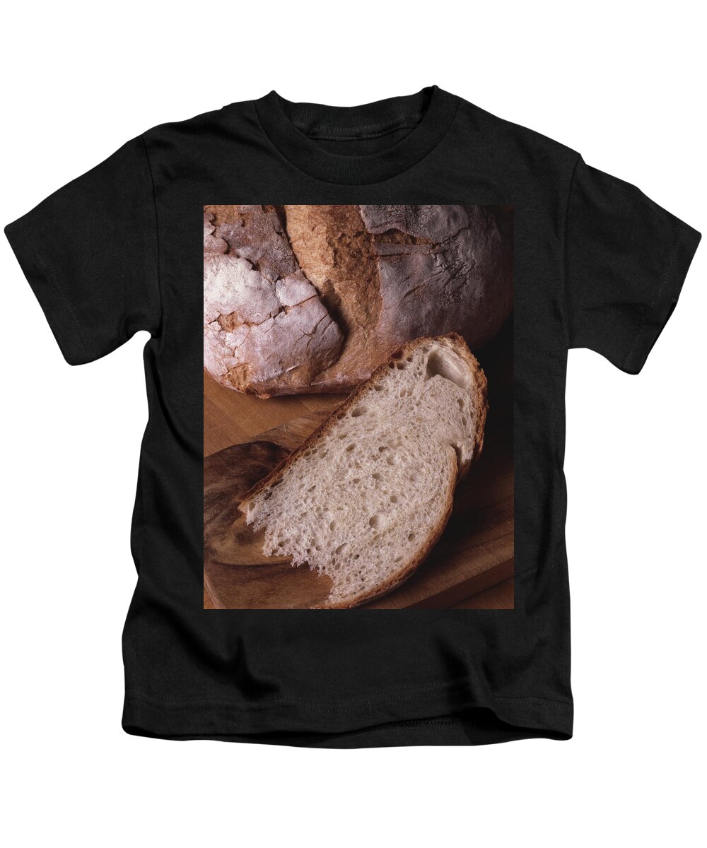 Photo Decor Kids T-Shirt featuring the photograph Bread by Steven Huszar
