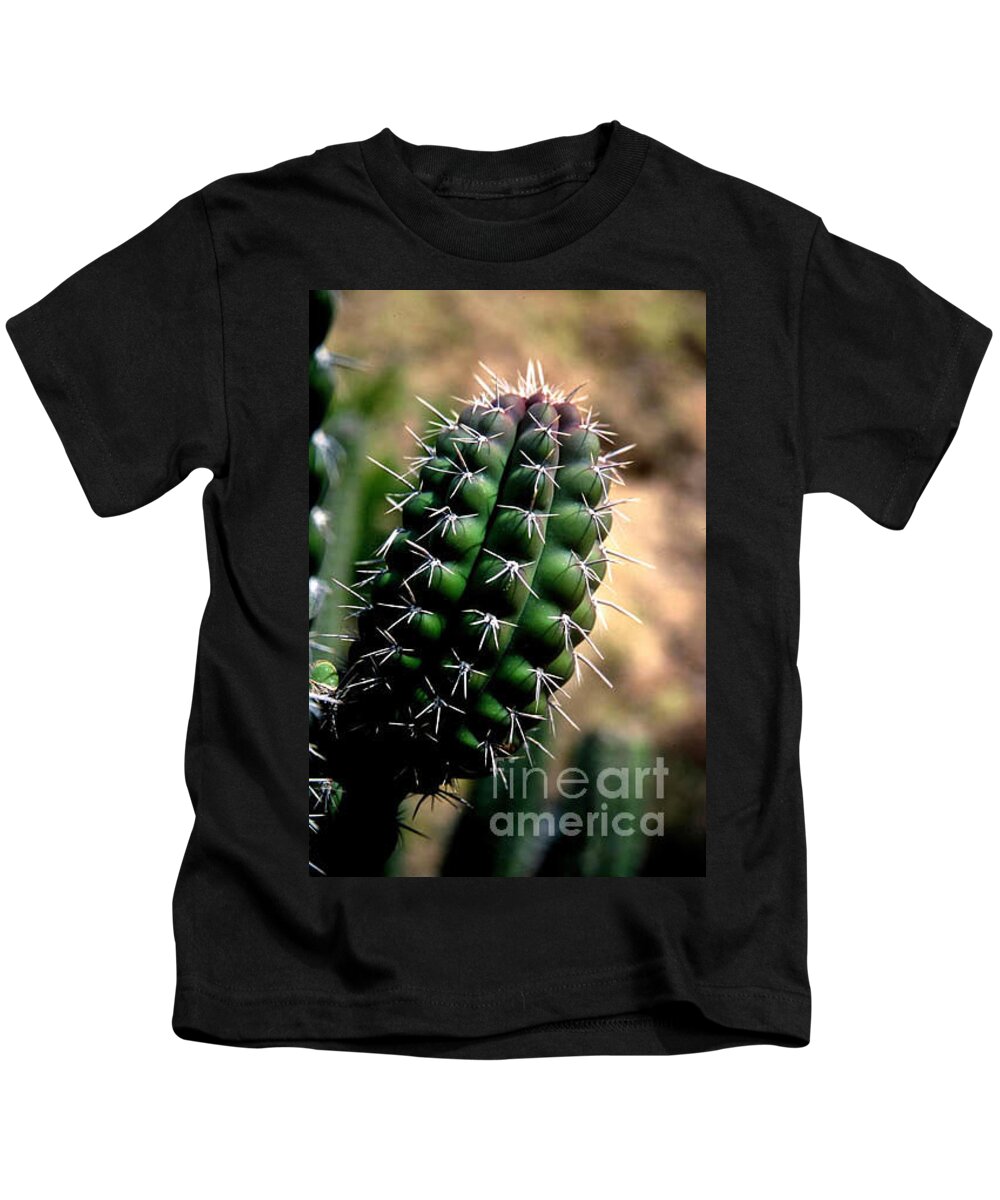 Sahuaro Kids T-Shirt featuring the photograph Cactus Arm by Kathy McClure