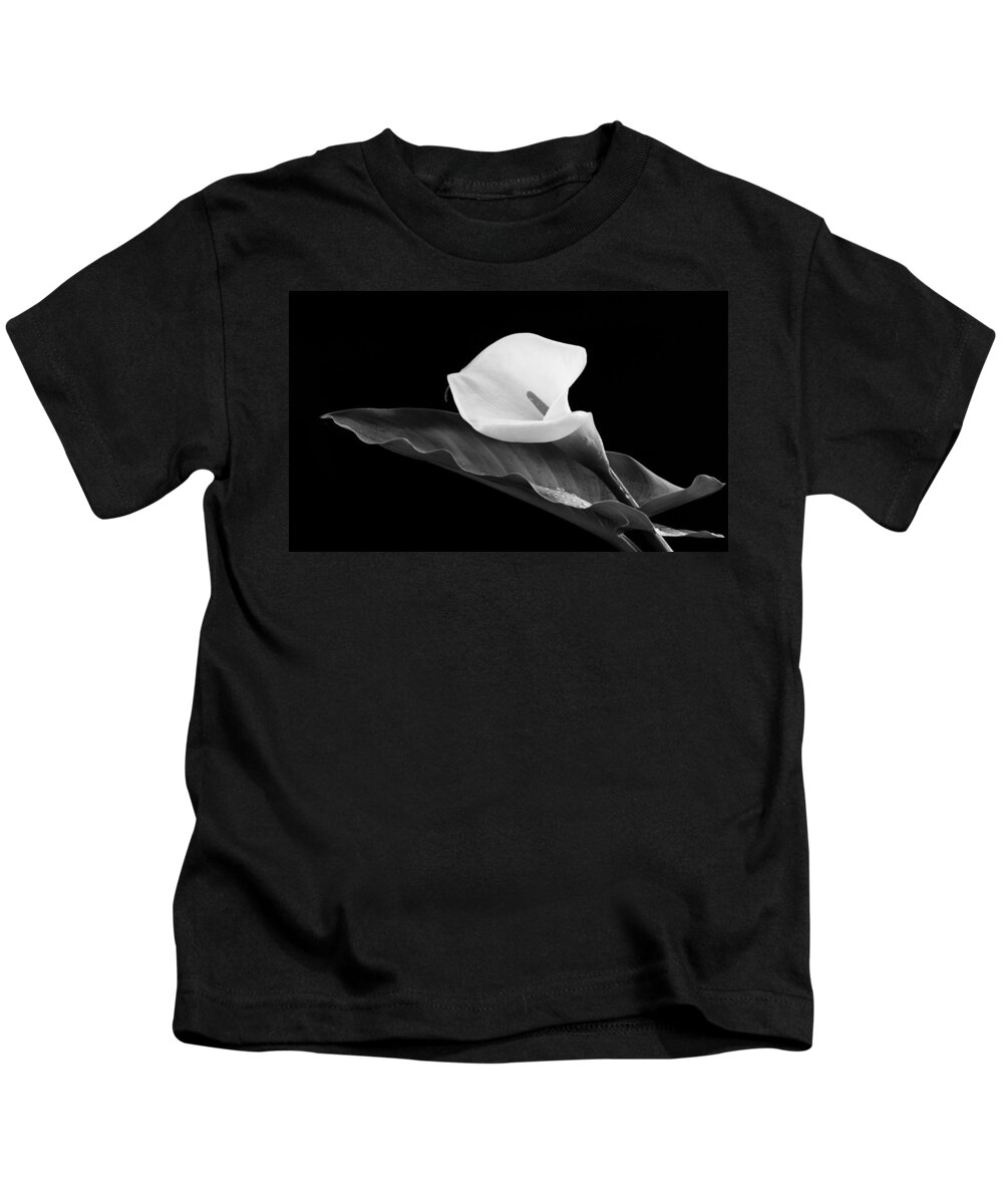 Calla Lili Kids T-Shirt featuring the photograph Calla lily flower by Michalakis Ppalis