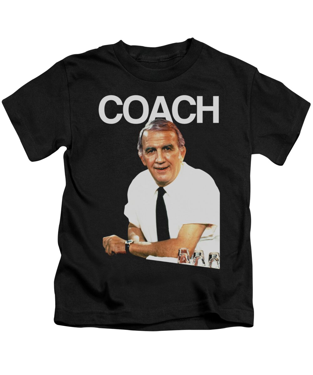  Kids T-Shirt featuring the digital art Cheers - Coach by Brand A