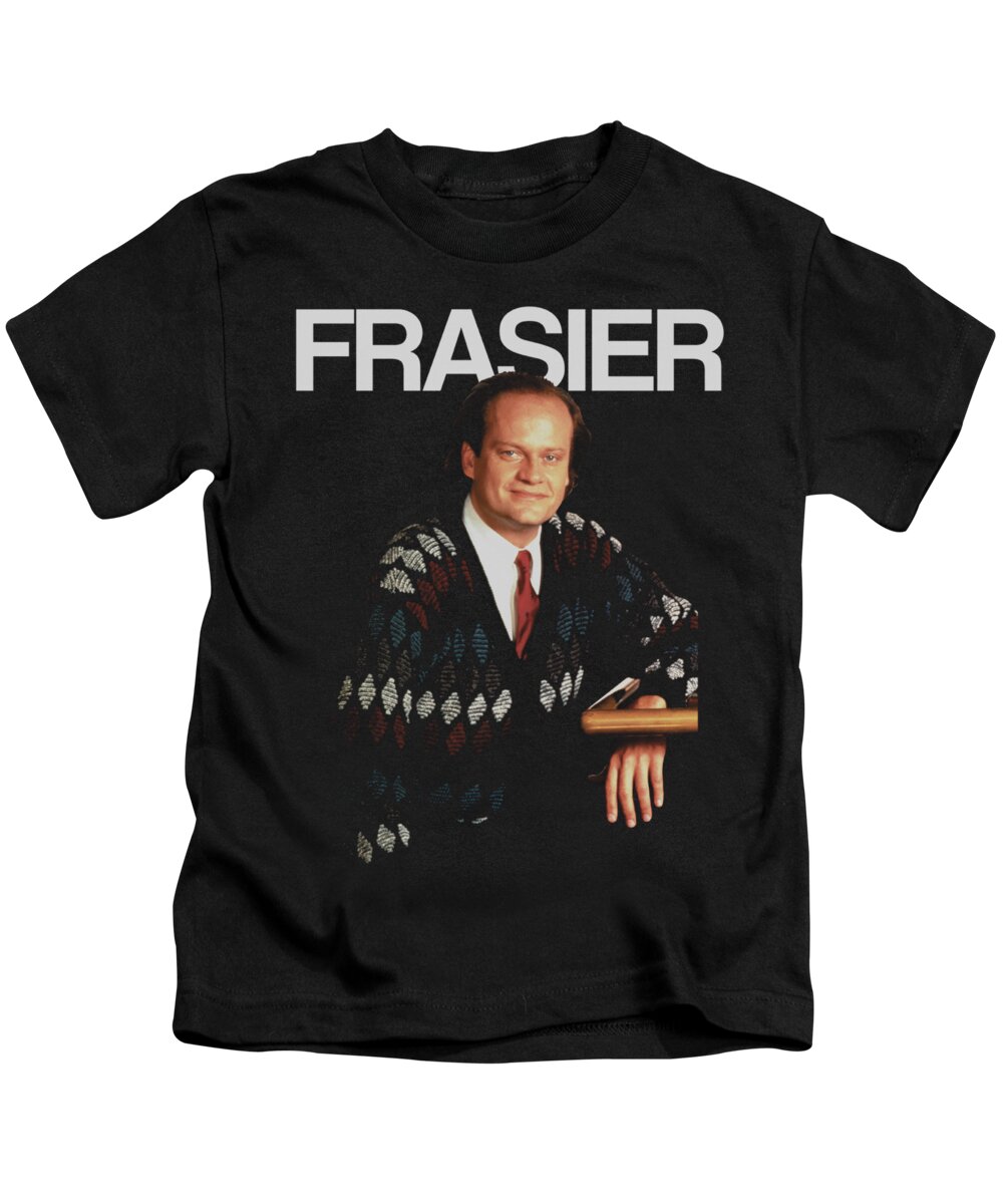  Kids T-Shirt featuring the digital art Cheers - Frasier by Brand A