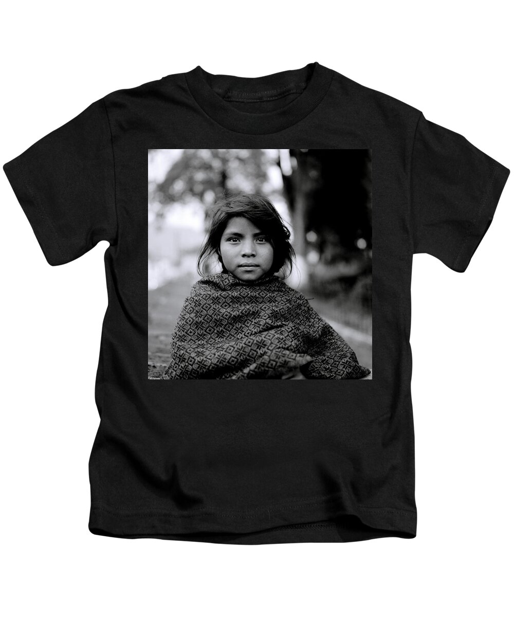 Mexico Kids T-Shirt featuring the photograph Chiapas Girl by Shaun Higson