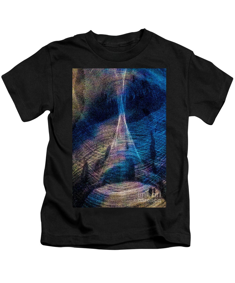 Lightpainting Kids T-Shirt featuring the photograph Conception by Casper Cammeraat