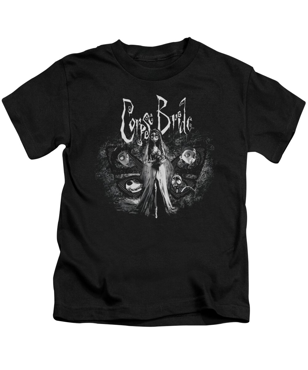  Kids T-Shirt featuring the digital art Corpse Bride - Bride To Be by Brand A