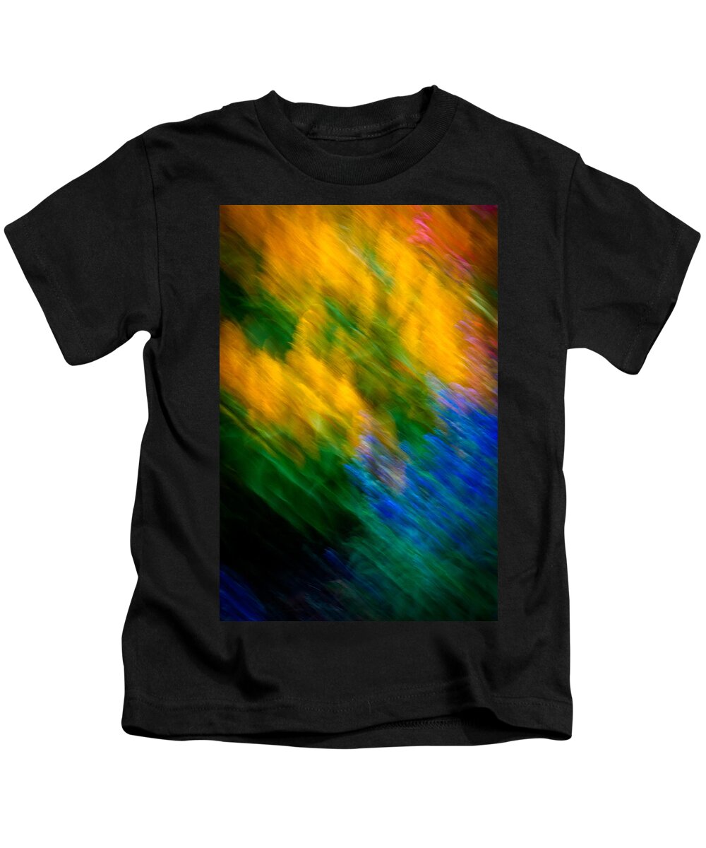Flowers Kids T-Shirt featuring the photograph Cosmic Color by Christie Kowalski