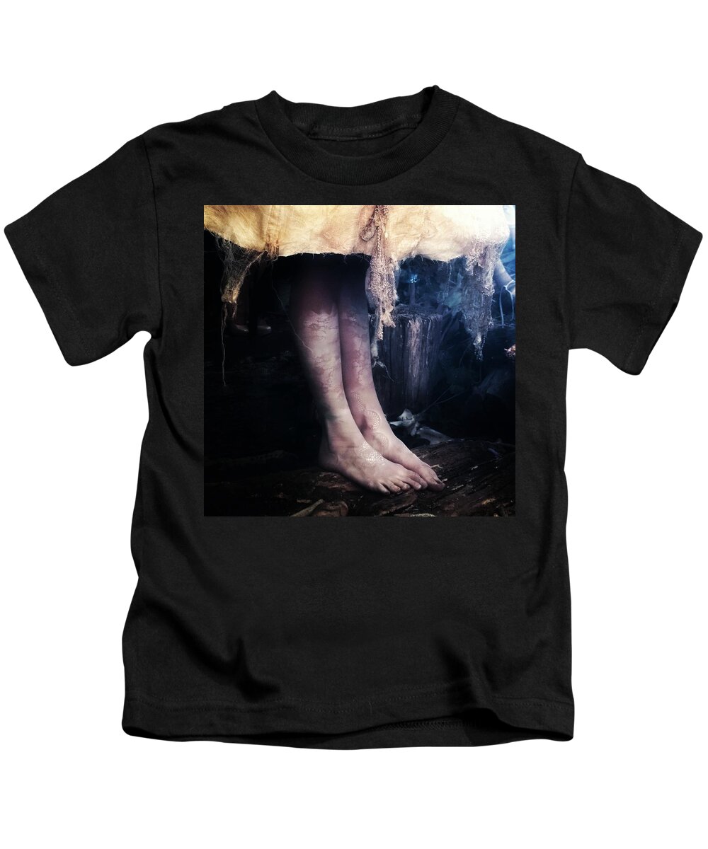 Legs Kids T-Shirt featuring the photograph Creature by Alexander Fedin