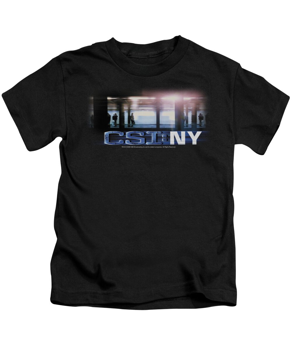 Csi Kids T-Shirt featuring the digital art Csi - New York Subway by Brand A