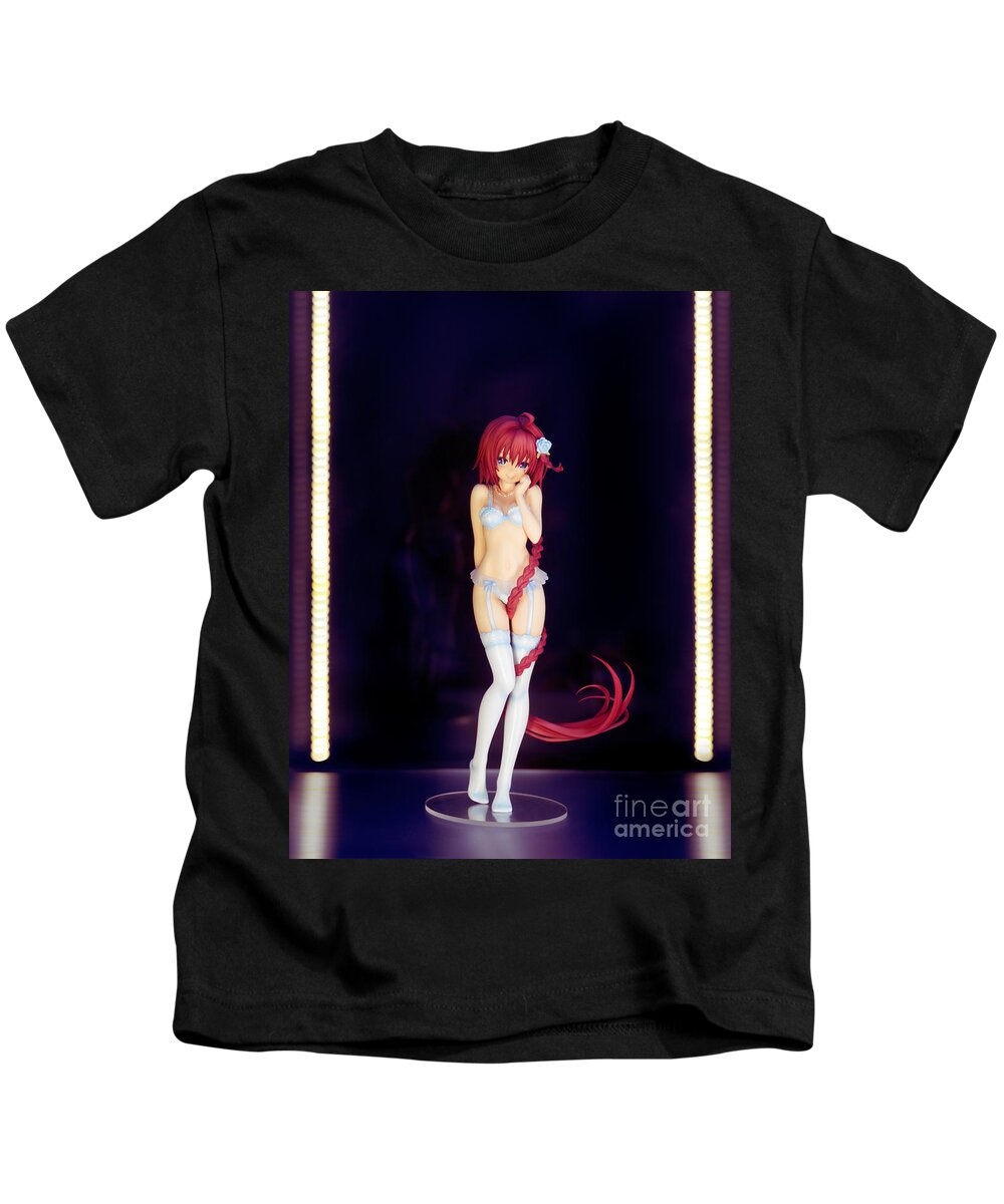 Japan Anime Girl Nude - Cute sexy Japanese anime character figurine Kids T-Shirt by Maxim Images  Exquisite Prints - Pixels