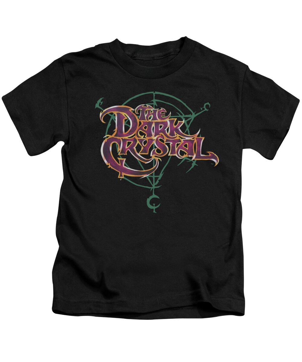 Dark Crystal Kids T-Shirt featuring the digital art Dark Crystal - Symbol Logo by Brand A