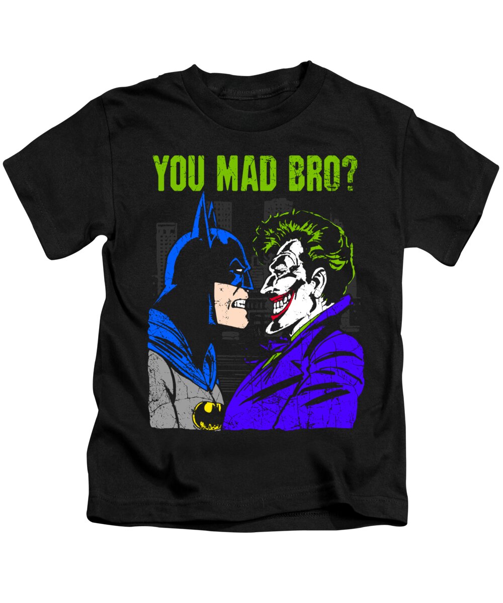  Kids T-Shirt featuring the digital art Dc - Mad Bro by Brand A