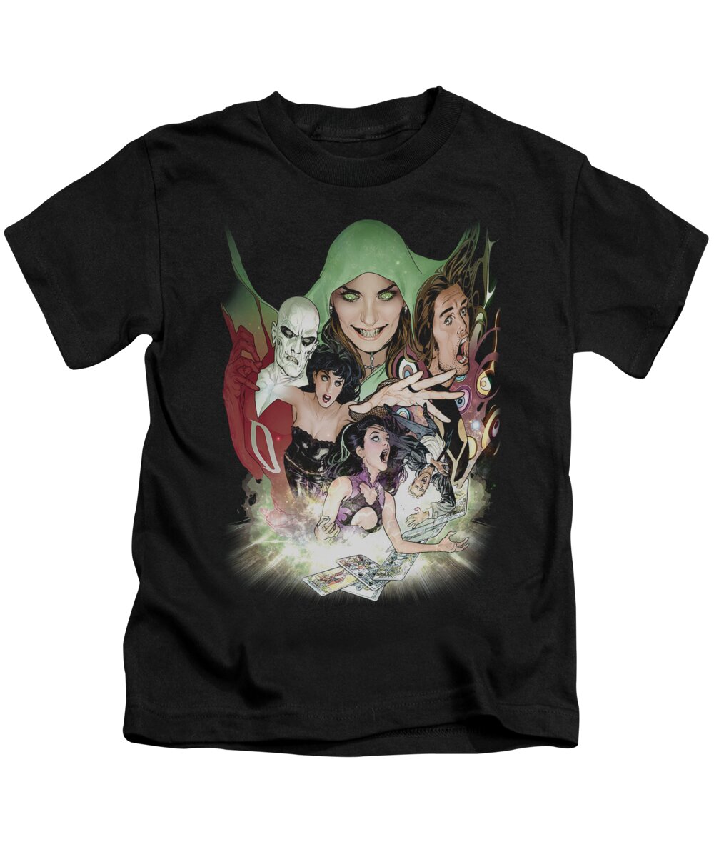  Kids T-Shirt featuring the digital art Dcr - Justice League Dark by Brand A
