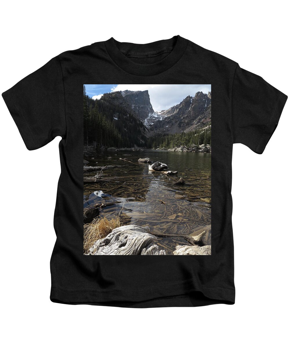 Lake Kids T-Shirt featuring the photograph Dream Lake II by Jessica Myscofski