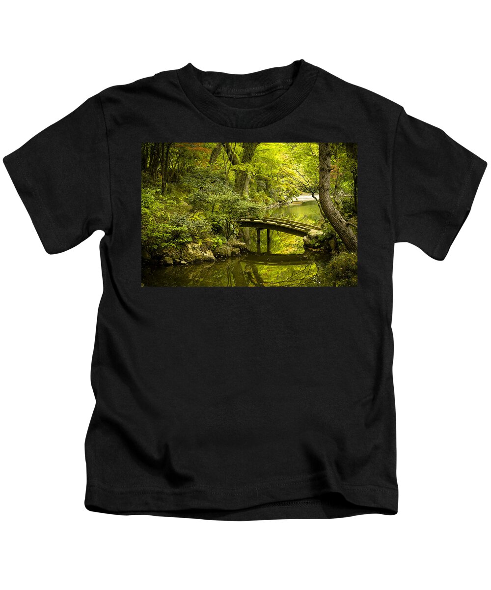 Japan Kids T-Shirt featuring the photograph Dreamy Japanese Garden by Sebastian Musial