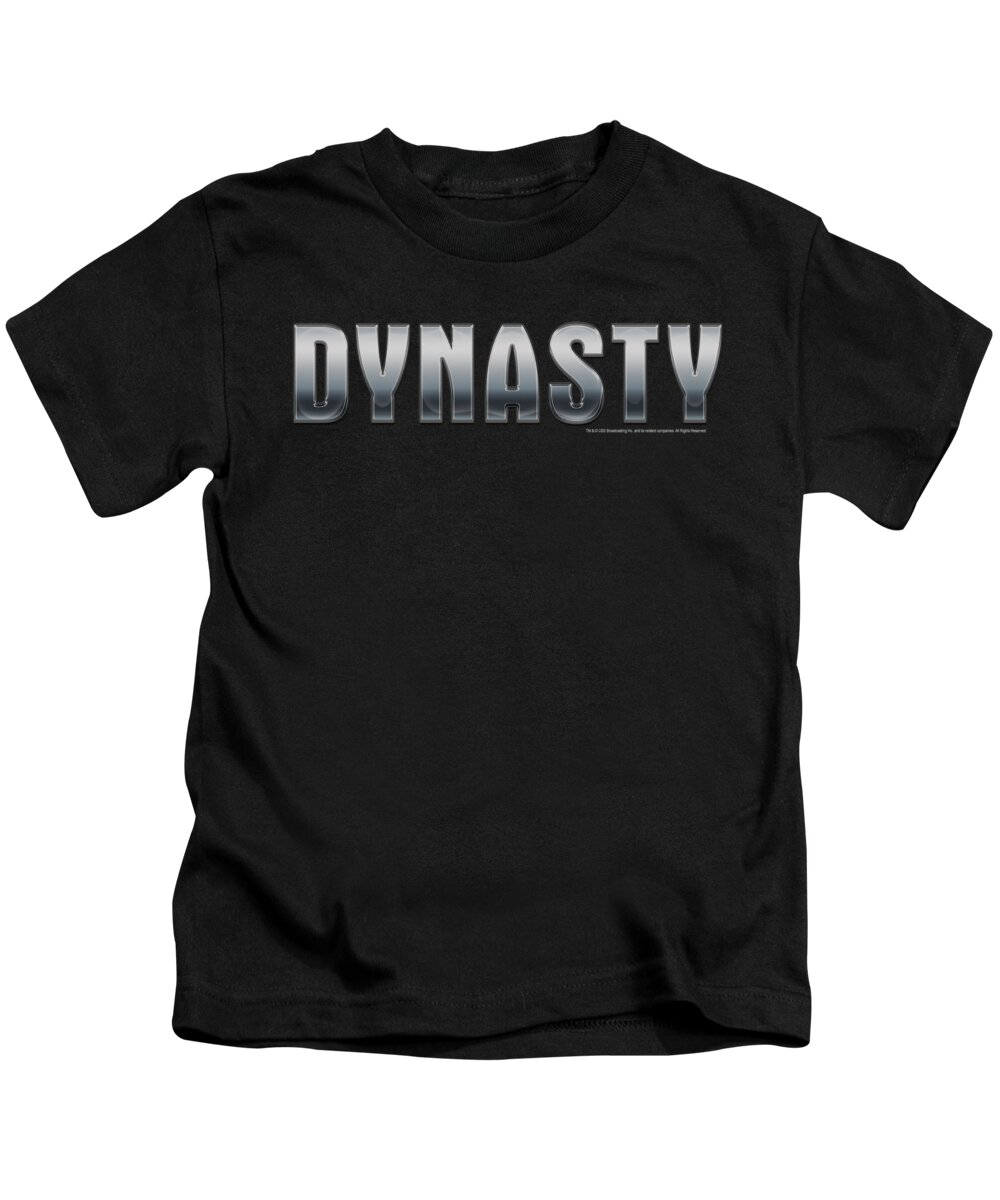 Dynasty Kids T-Shirt featuring the digital art Dynasty - Dynasty Shiny by Brand A