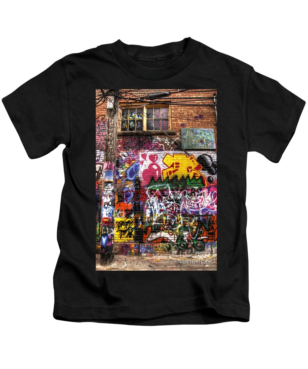 Graffiti Kids T-Shirt featuring the photograph Electric Feel by Anthony Wilkening