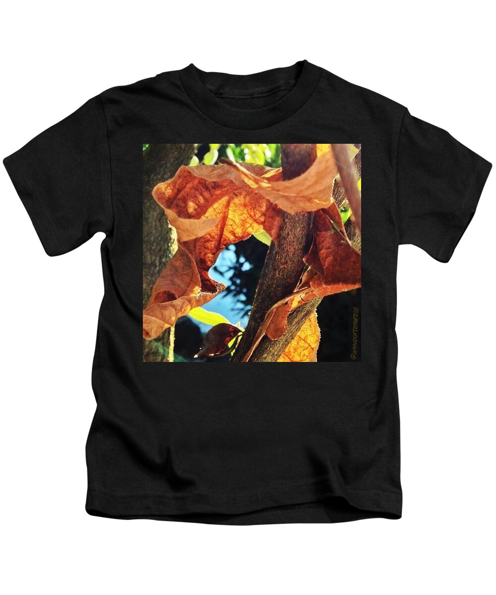 Autumn Kids T-Shirt featuring the photograph Embrace by Anna Porter