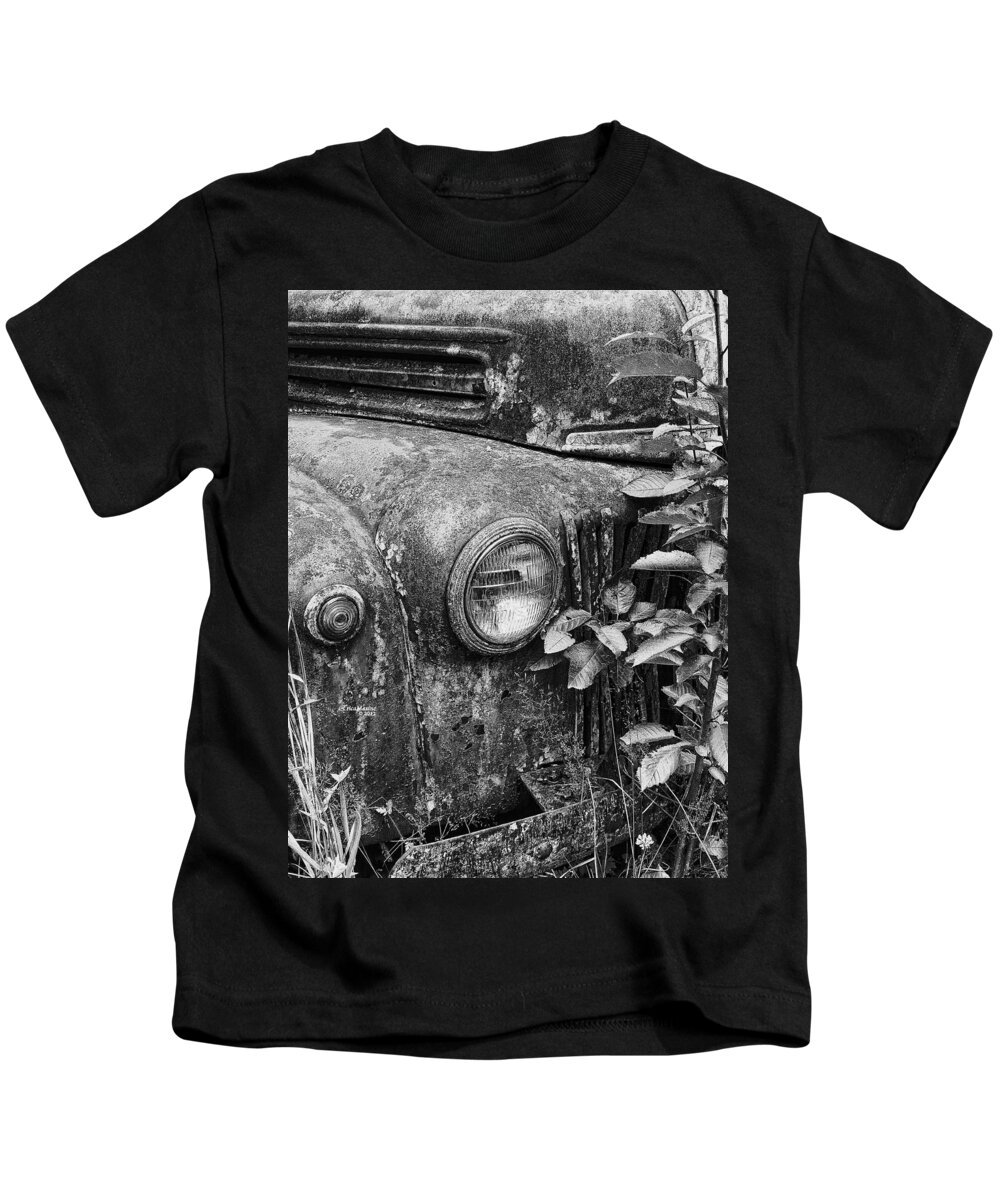 Old Kids T-Shirt featuring the photograph Farm Truck by Ericamaxine Price