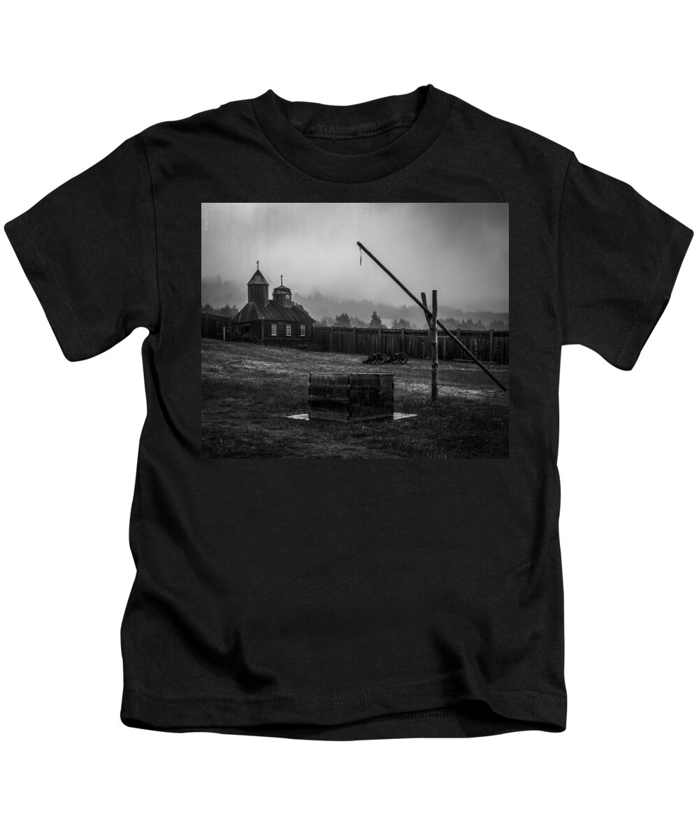 California Kids T-Shirt featuring the photograph Fort Ross by Alexander Fedin