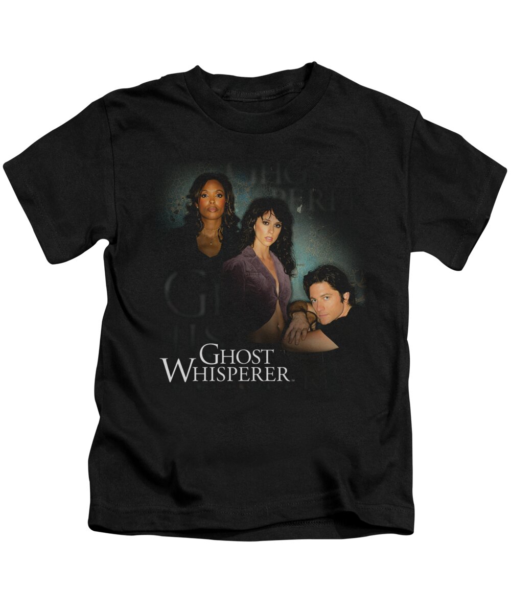  Kids T-Shirt featuring the digital art Ghost Whisperer - Diagonal Cast by Brand A