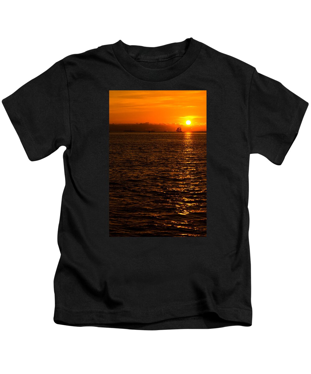 Sunset Kids T-Shirt featuring the photograph Glimmer by Chad Dutson