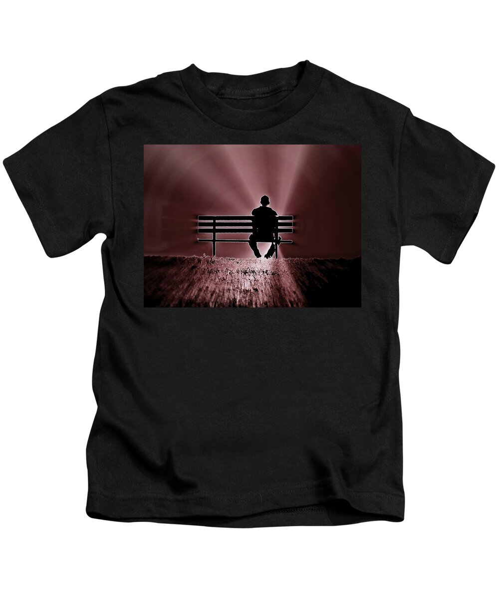 Inspirational Kids T-Shirt featuring the photograph Hope For Tomorrow by Micki Findlay