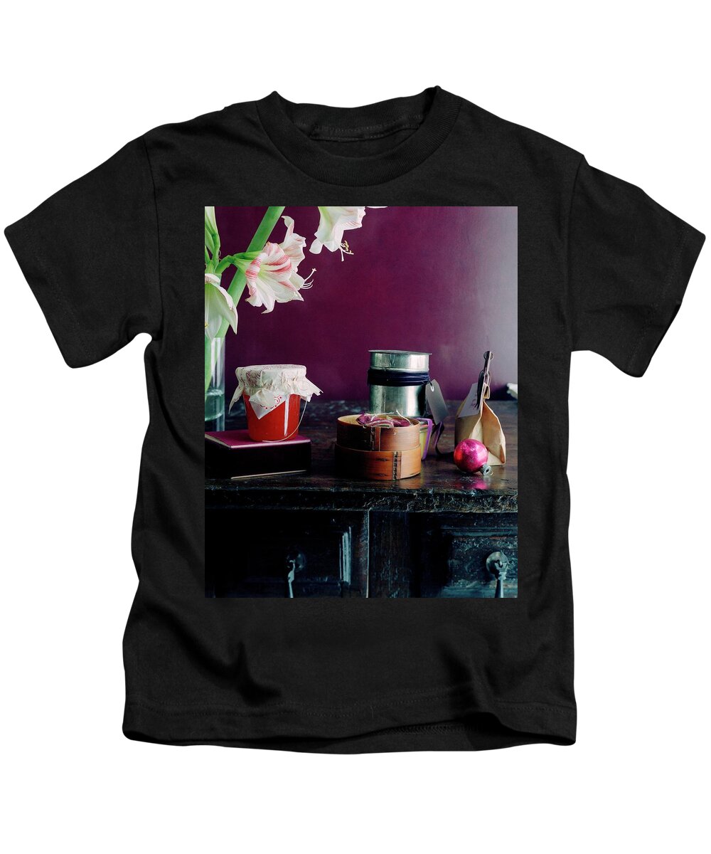 Home Kids T-Shirt featuring the photograph Homemade Gifts by Romulo Yanes