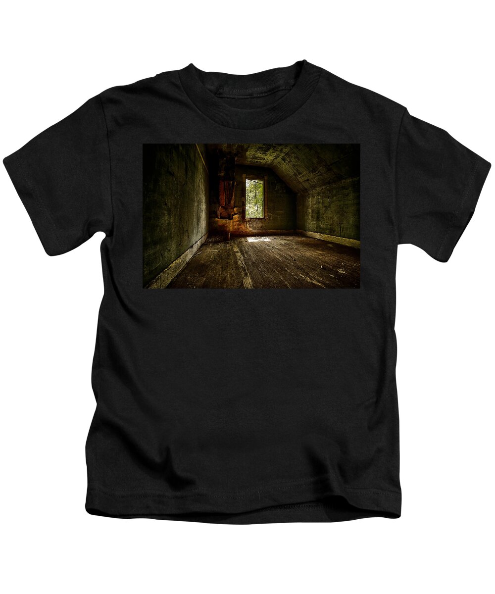 Architecture Kids T-Shirt featuring the photograph Hunted House in the Daylight by Jakub Sisak