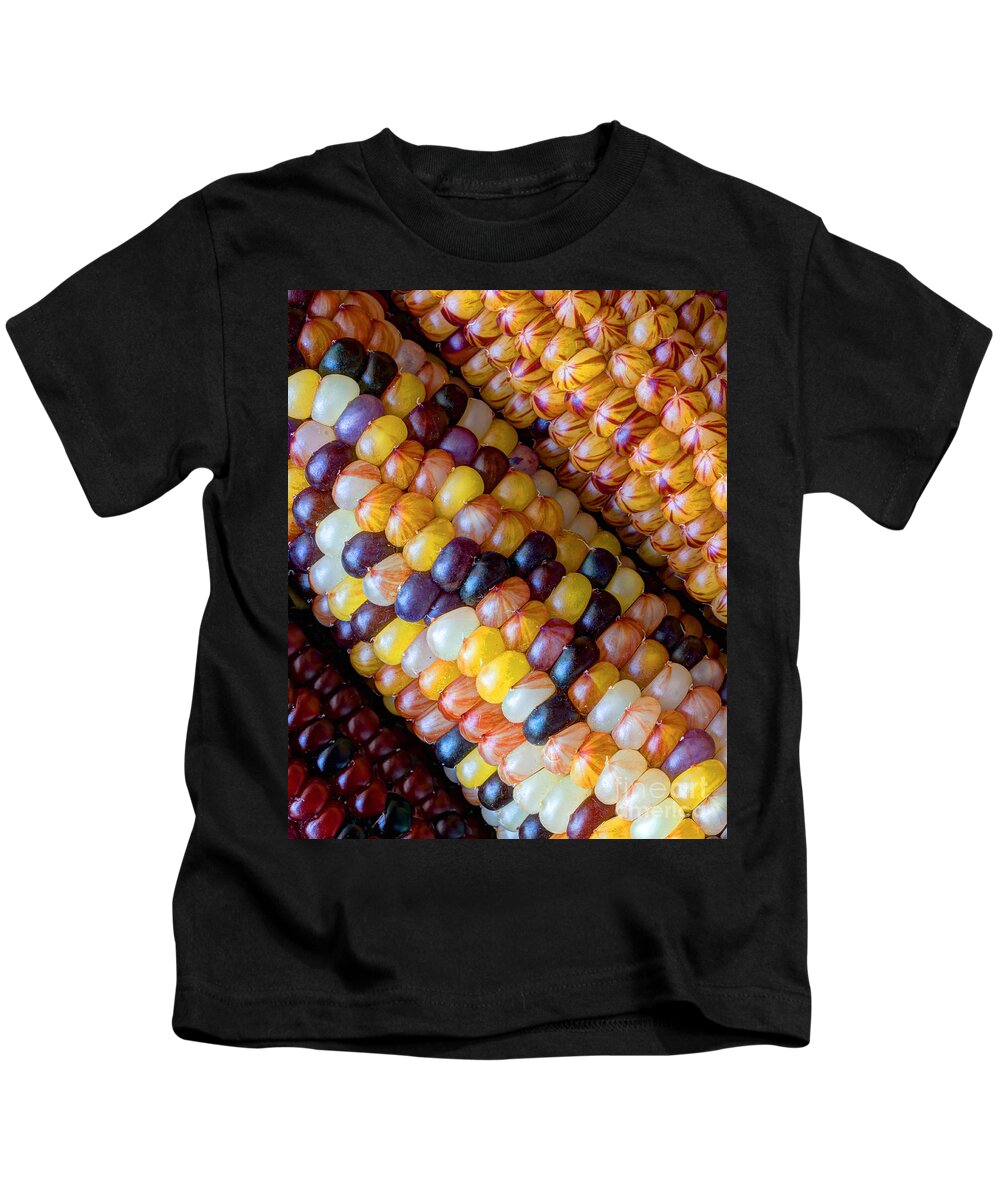Corn Kids T-Shirt featuring the photograph Indian Corn by Heidi Smith