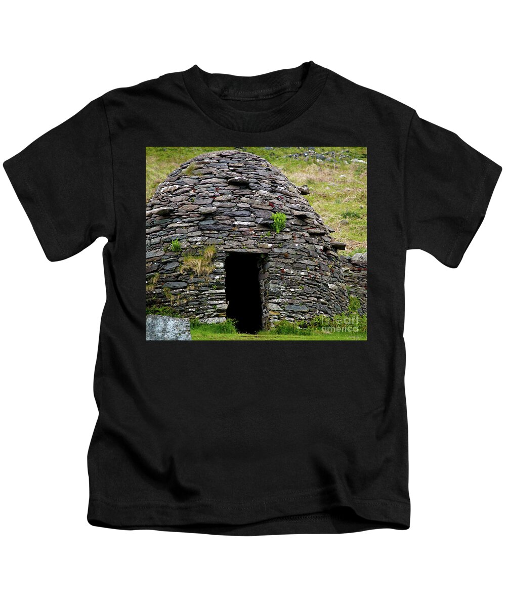 Beehive House Kids T-Shirt featuring the photograph Irish Beehive House by Patricia Griffin Brett