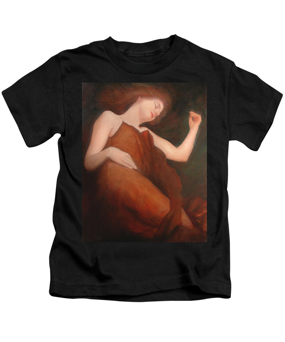 Sensuous Kids T-Shirt featuring the painting James Bay Interior by David Ladmore