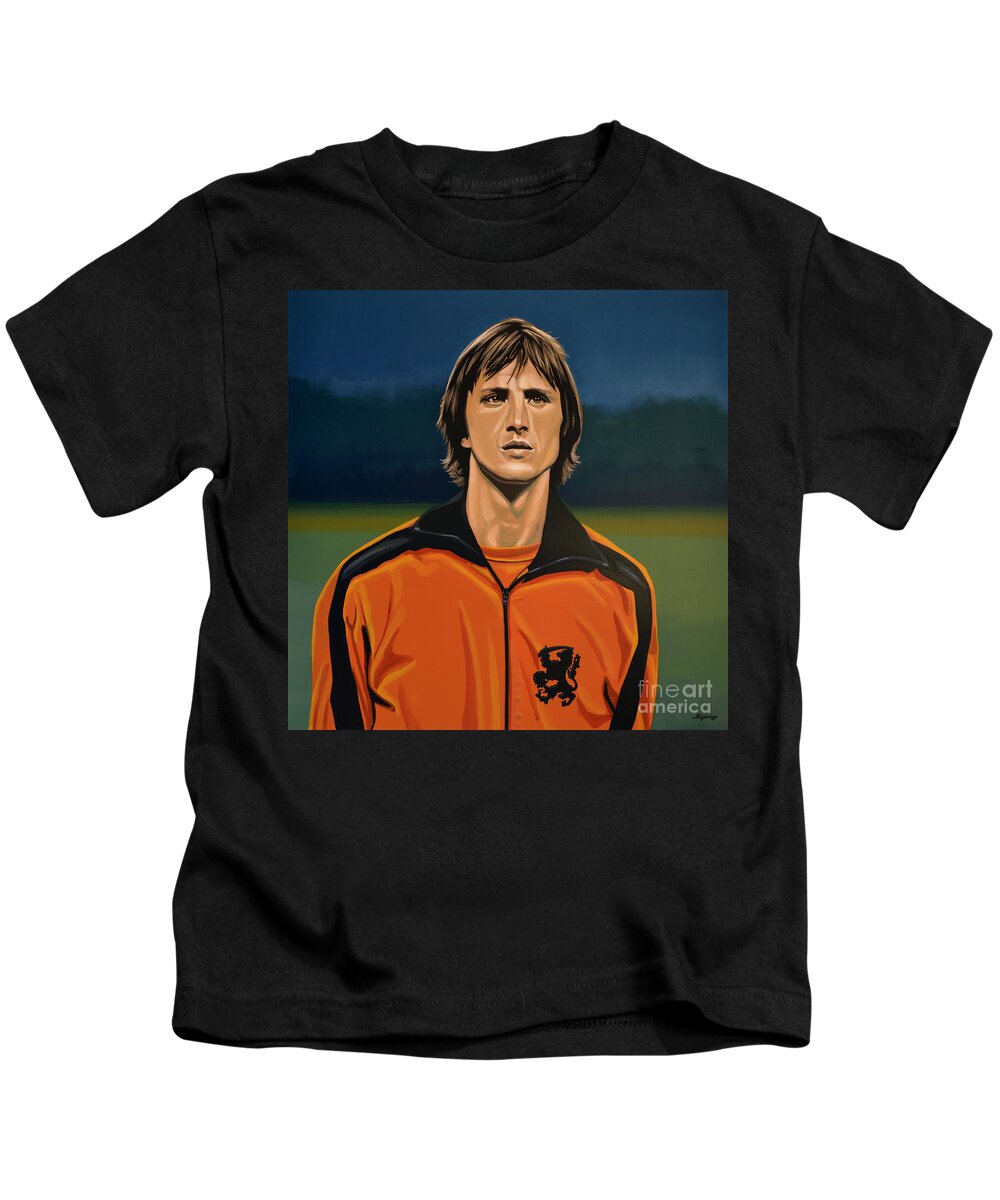 versnelling Billy Installatie Johan Cruyff Oranje Kids T-Shirt by Paul Meijering - Fine Art America