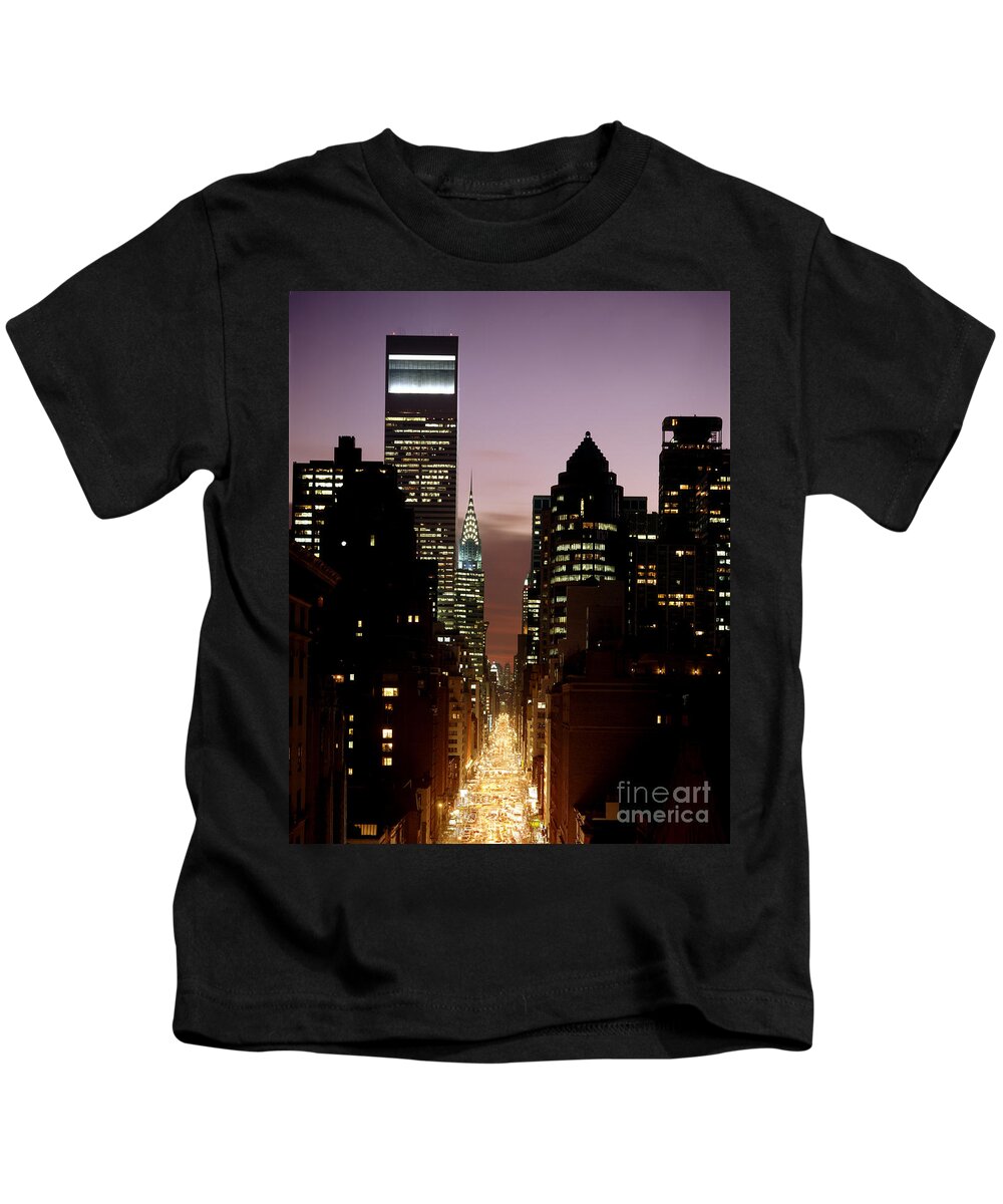 Lexington Avenue Kids T-Shirt featuring the photograph Lexington Avenue, New York City by Rafael Macia
