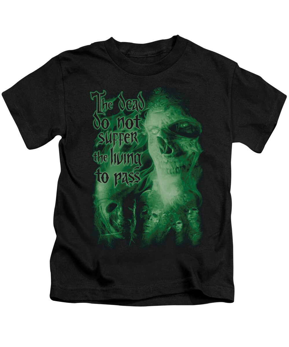  Kids T-Shirt featuring the digital art Lor - King Of The Dead by Brand A
