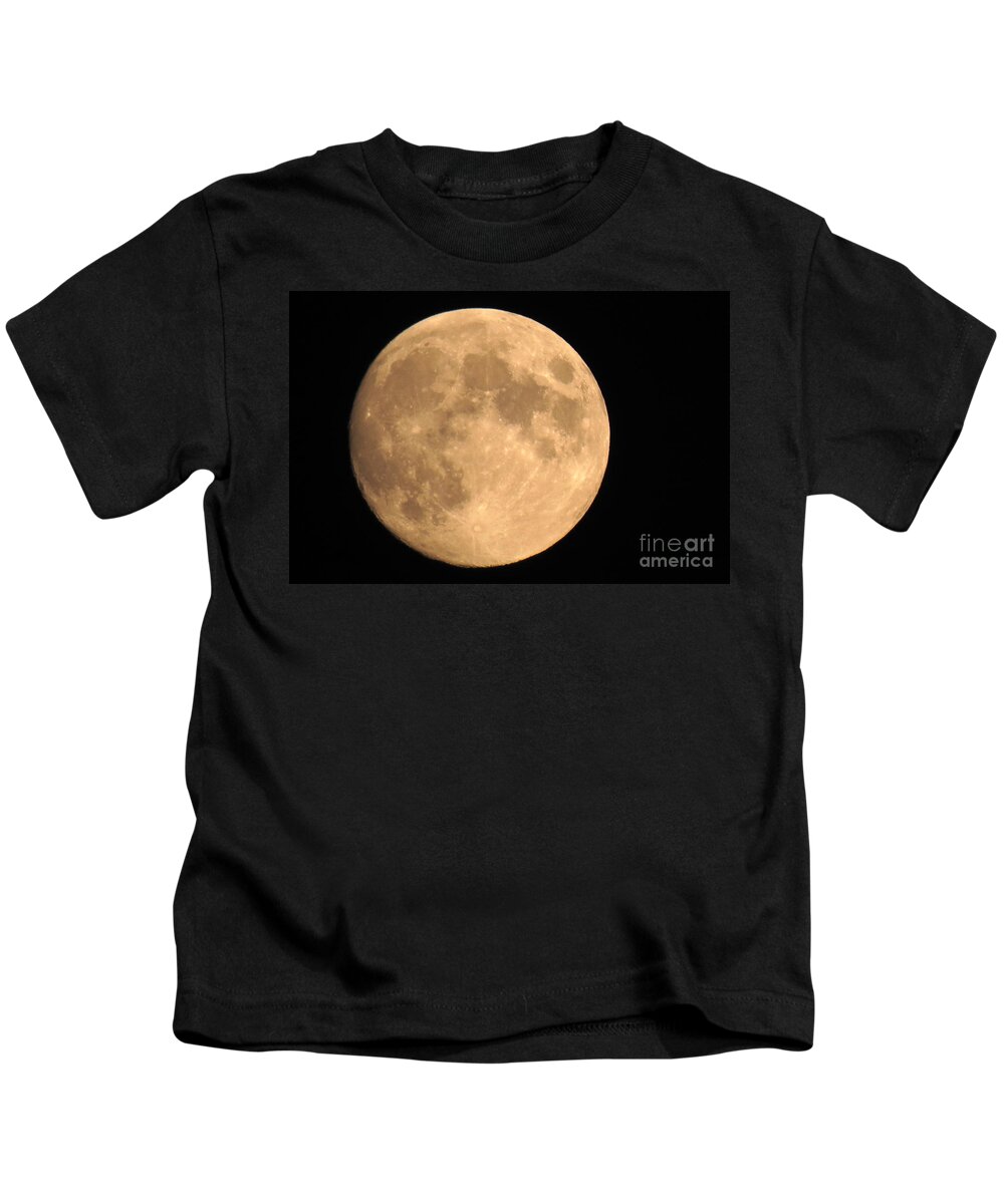 Moon Kids T-Shirt featuring the photograph Lunar Mood by Mary Mikawoz