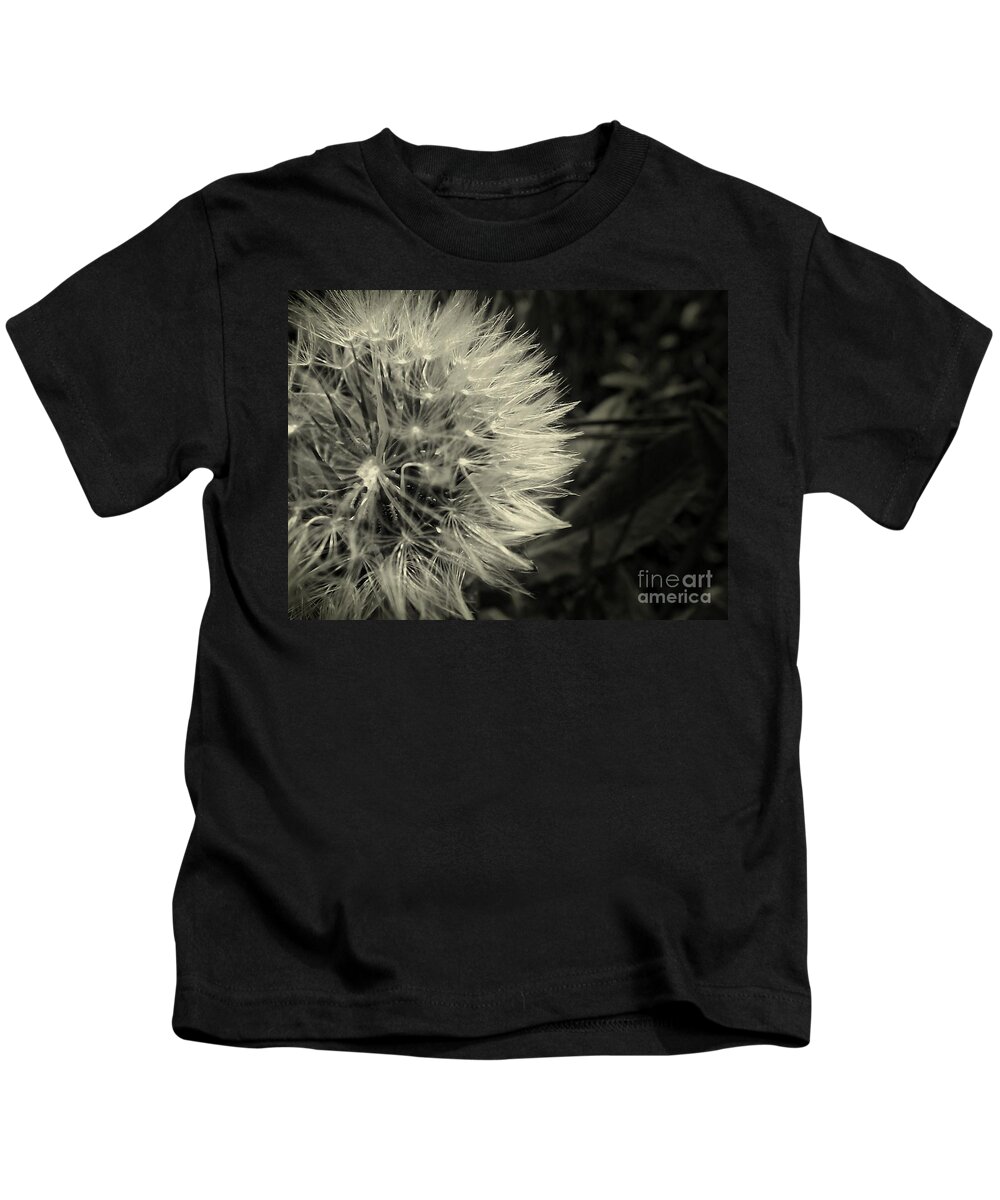 Dandelion Kids T-Shirt featuring the photograph Make a wish by Clare Bevan