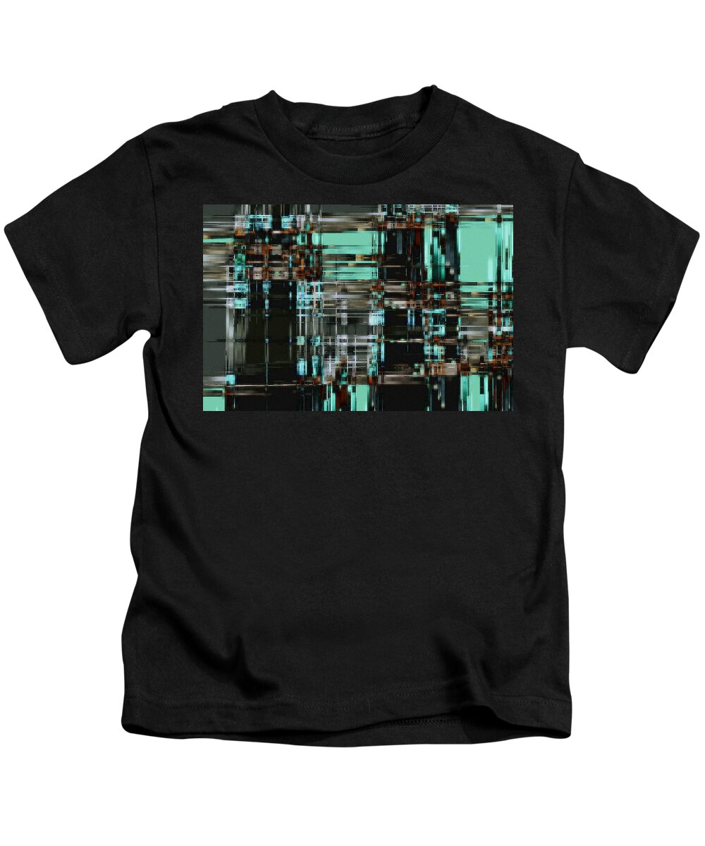 Digital Kids T-Shirt featuring the digital art Matrix 1 by David Hansen