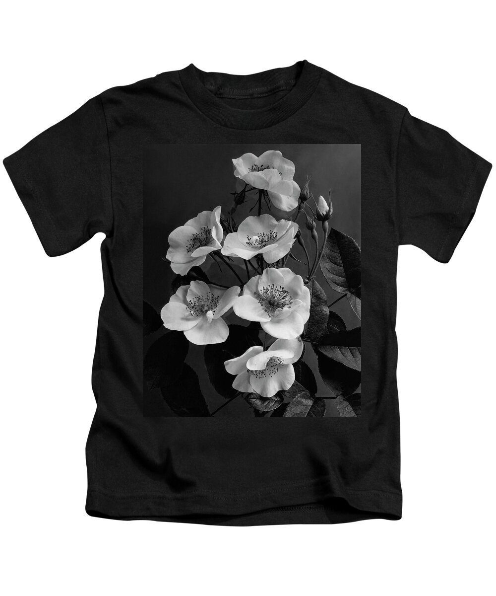Flowers Kids T-Shirt featuring the photograph Moschata Alba by J. Horace McFarland