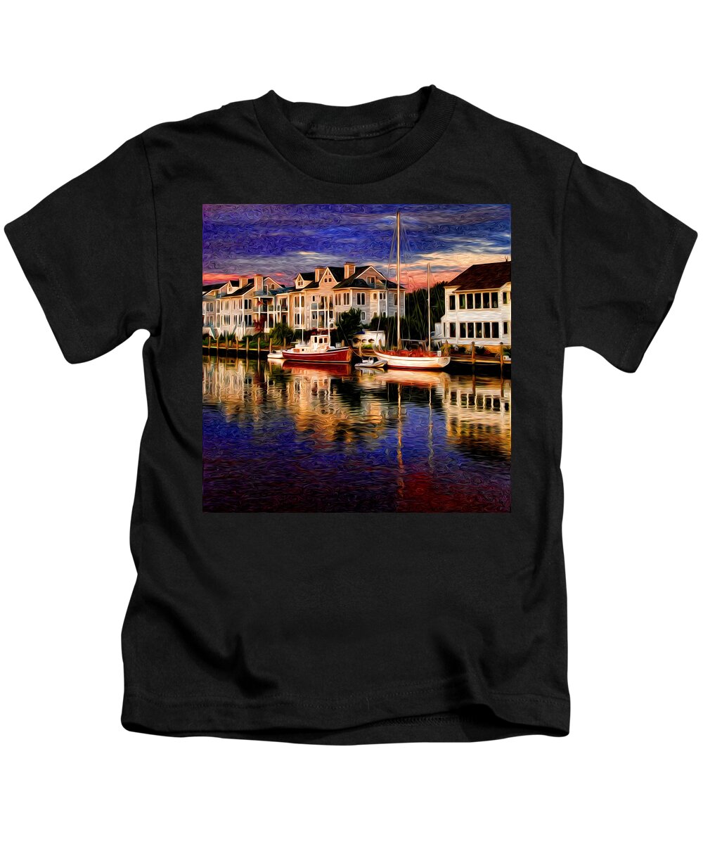 Mystic Kids T-Shirt featuring the photograph Mystic CT by Sabine Jacobs