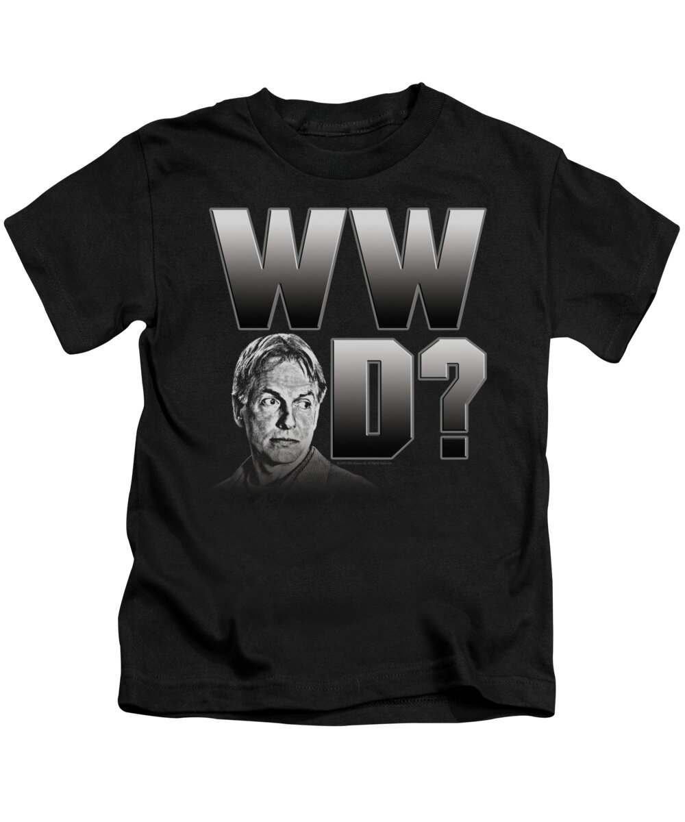 NCIS Kids T-Shirt featuring the digital art Ncis - What Would Gibbs Do by Brand A
