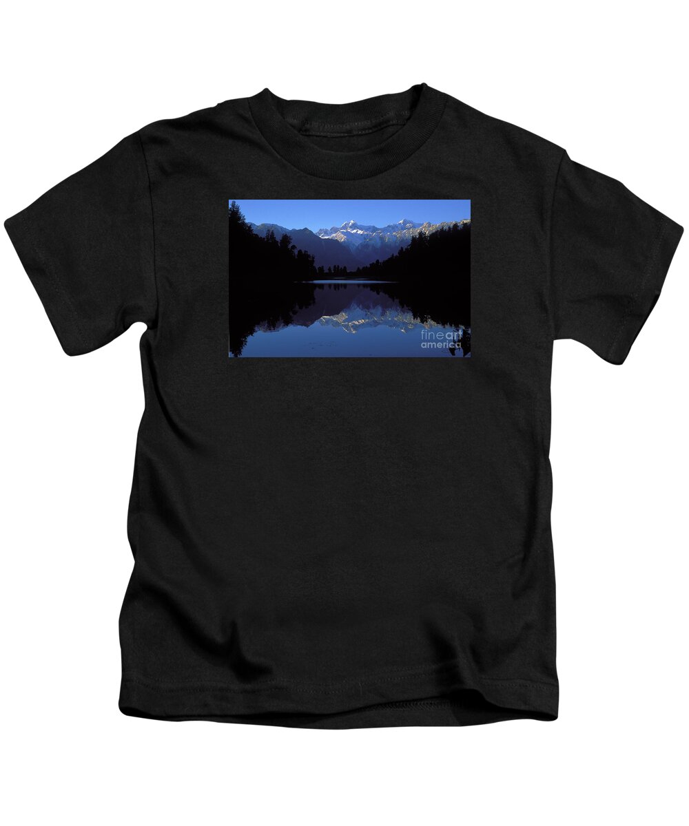 Alps Kids T-Shirt featuring the photograph New Zealand Alps by Steven Ralser