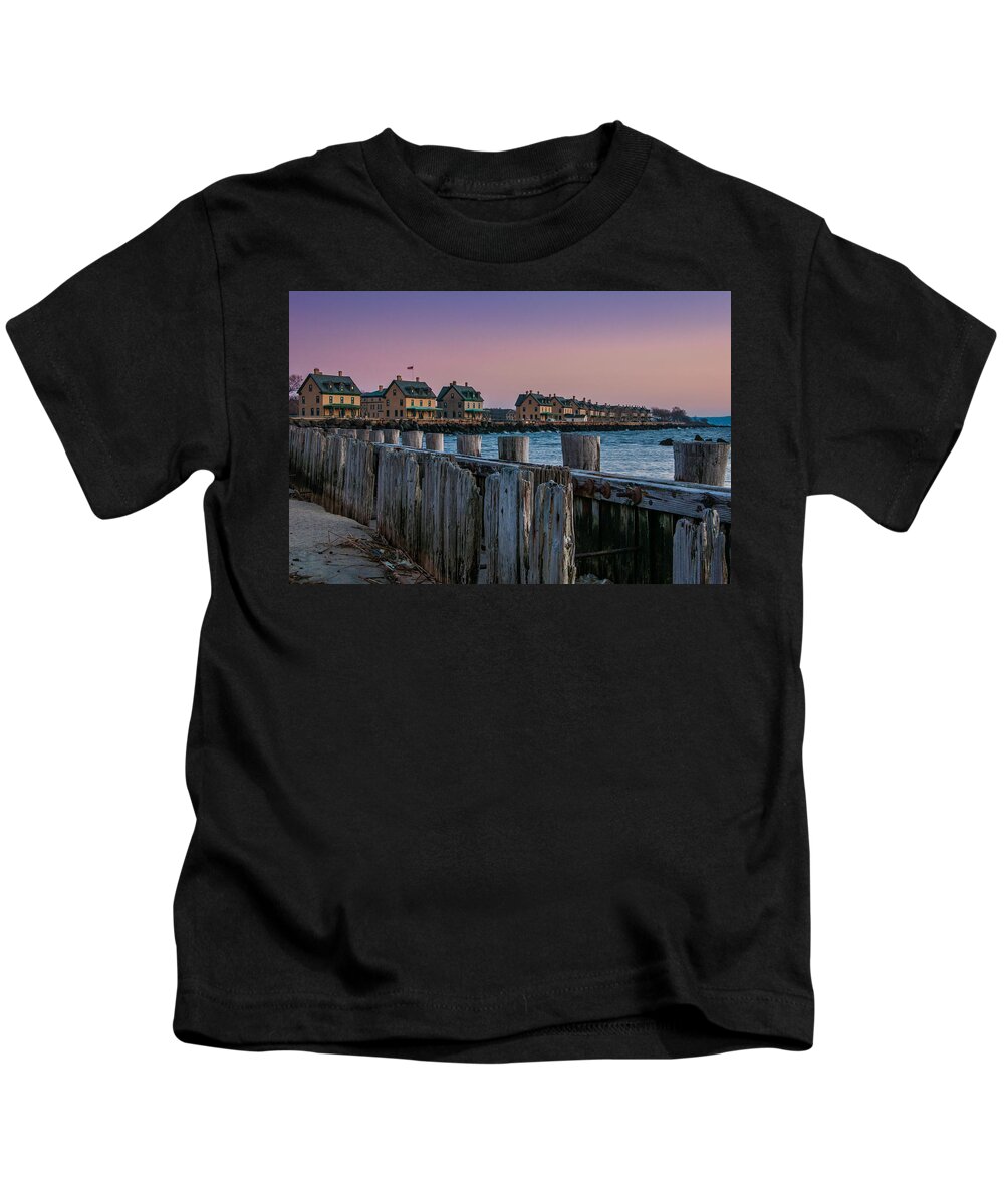 New Jersey Kids T-Shirt featuring the photograph Officers' Row by Kristopher Schoenleber