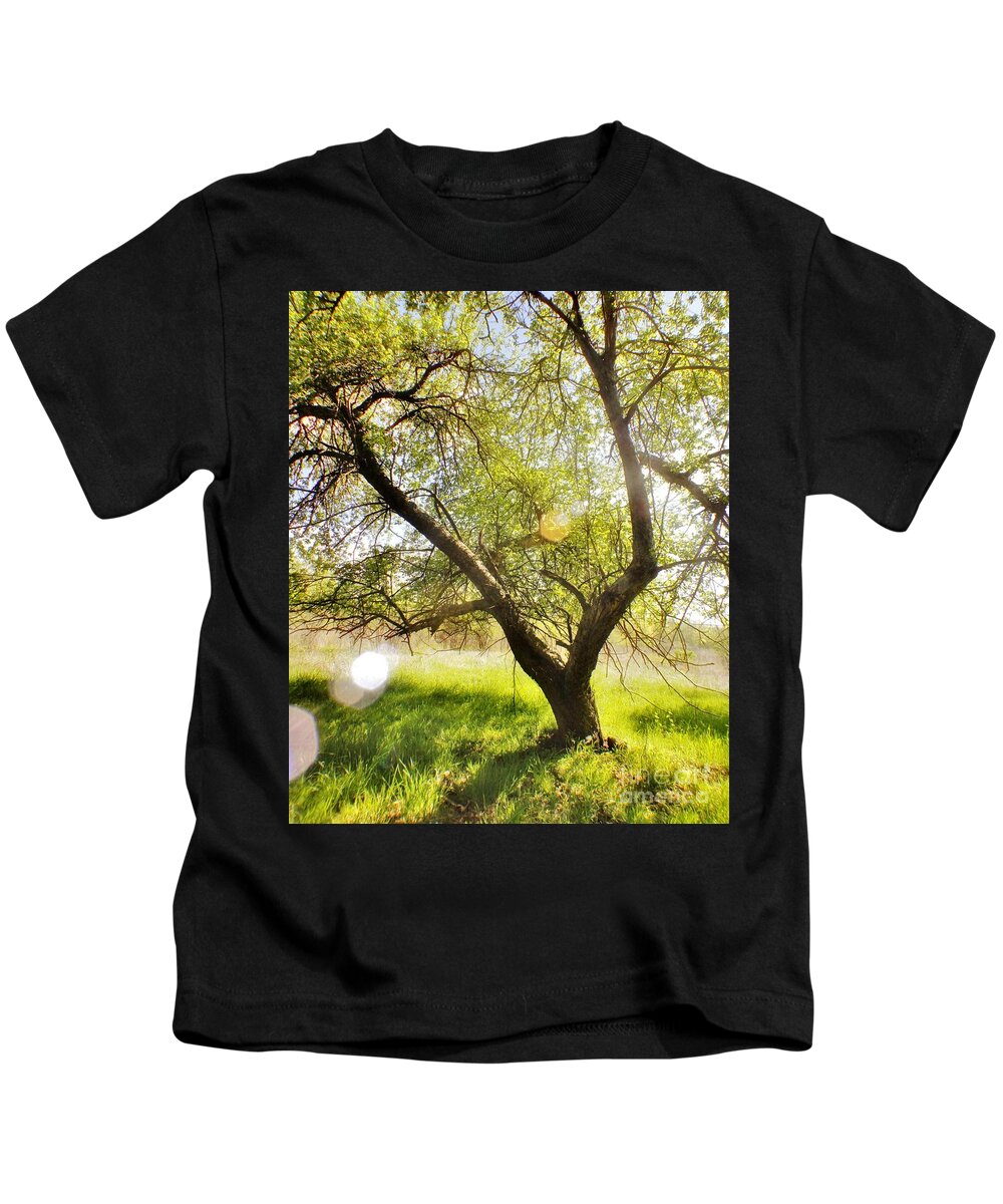  Kids T-Shirt featuring the photograph On Blackburne Farm by Chet B Simpson