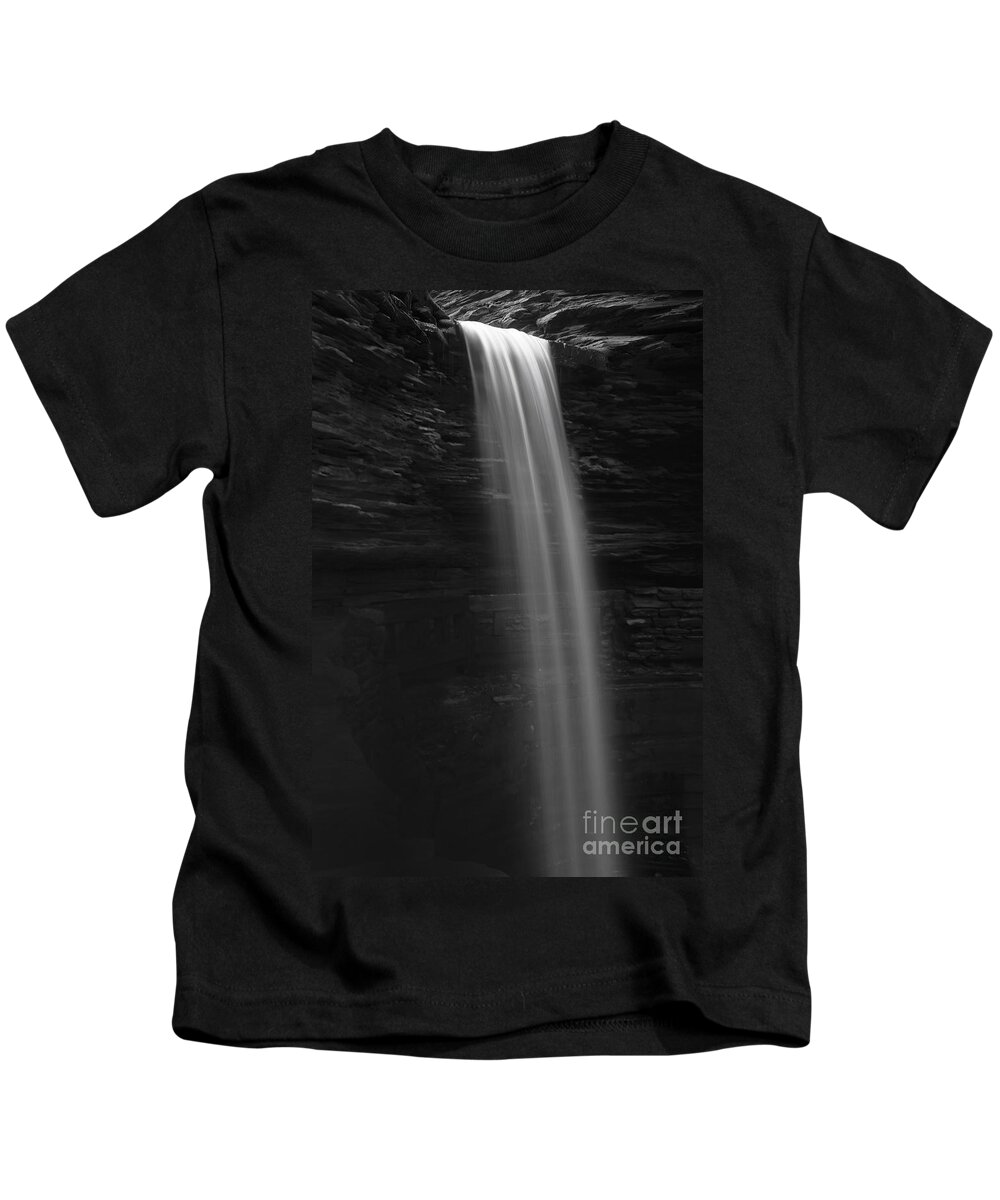 Waterfall Kids T-Shirt featuring the photograph One by Marco Crupi