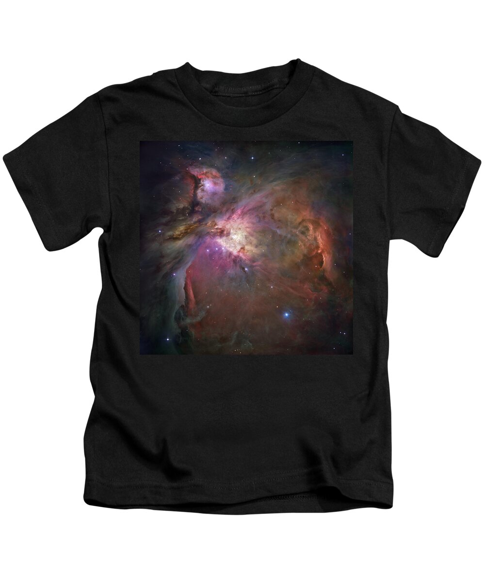 Nebula Kids T-Shirt featuring the photograph Orion Nebula by Sebastian Musial