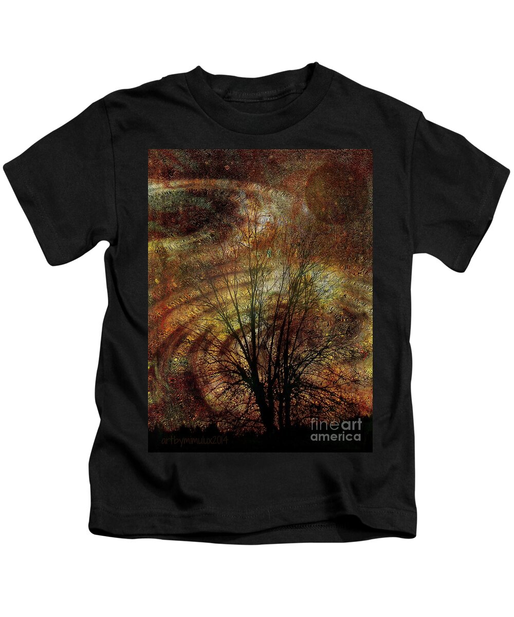 Otherworld Kids T-Shirt featuring the digital art Otherworld by Mimulux Patricia No