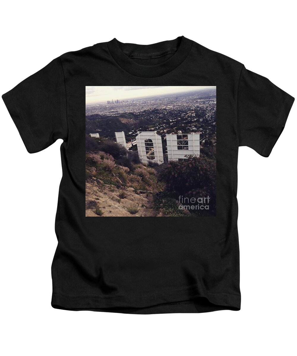 Hollywood Kids T-Shirt featuring the photograph Peek by Denise Railey